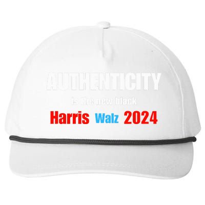 Kamala Harris Tim Walz 2024 Presidential Election Snapback Five-Panel Rope Hat