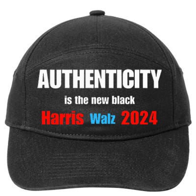 Kamala Harris Tim Walz 2024 Presidential Election 7-Panel Snapback Hat