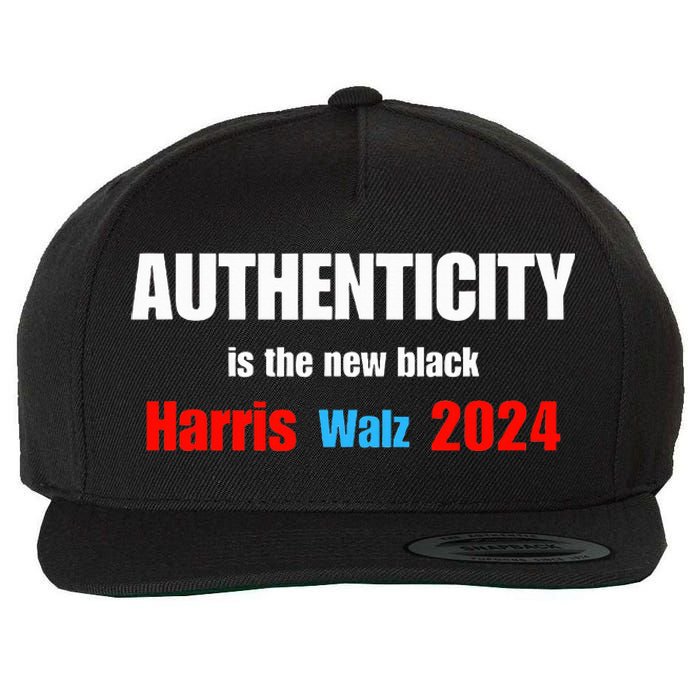 Kamala Harris Tim Walz 2024 Presidential Election Wool Snapback Cap