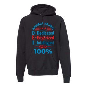 Kamala Harris Tribute Graphic Premium Hoodie