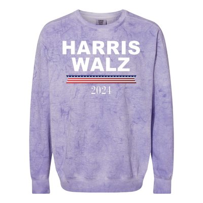 Kamala Harris Tim Walz 2024 Usa Election Colorblast Crewneck Sweatshirt