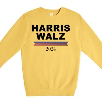 Kamala Harris Tim Walz 2024 Usa Election Premium Crewneck Sweatshirt