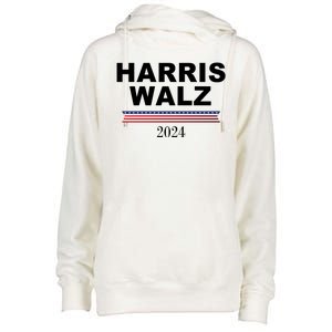 Kamala Harris Tim Walz 2024 Usa Election Womens Funnel Neck Pullover Hood