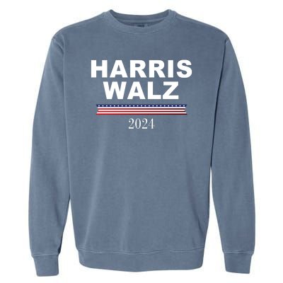 Kamala Harris Tim Walz 2024 Usa Election Garment-Dyed Sweatshirt