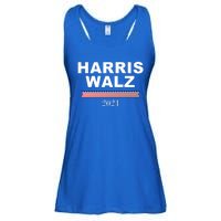 Kamala Harris Tim Walz 2024 Usa Election Ladies Essential Flowy Tank