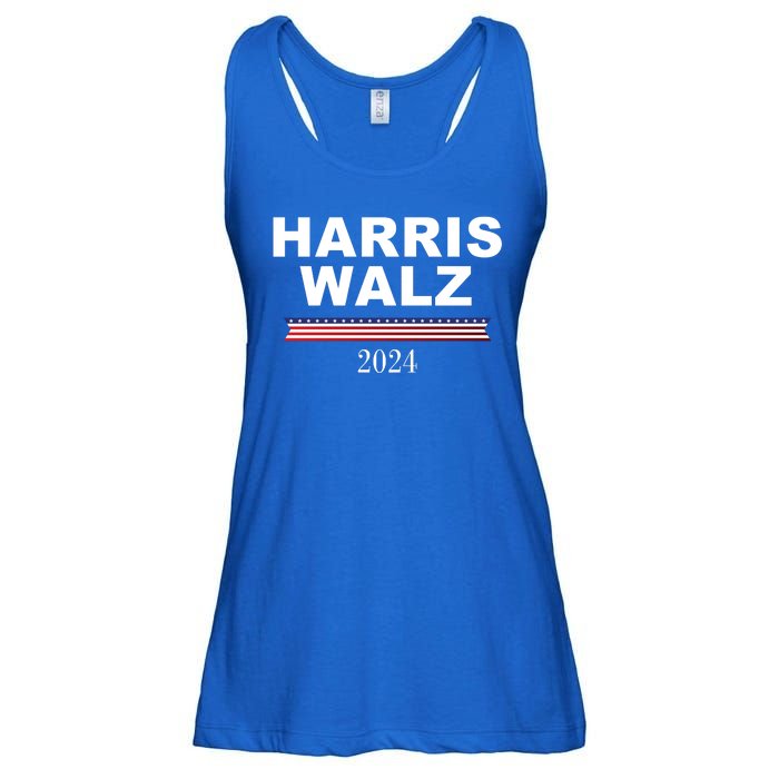 Kamala Harris Tim Walz 2024 Usa Election Ladies Essential Flowy Tank