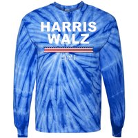 Kamala Harris Tim Walz 2024 Usa Election Tie-Dye Long Sleeve Shirt