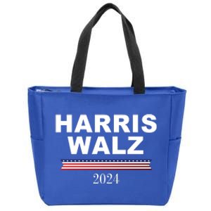 Kamala Harris Tim Walz 2024 Usa Election Zip Tote Bag