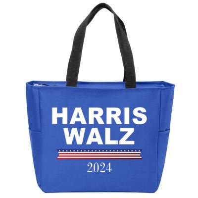 Kamala Harris Tim Walz 2024 Usa Election Zip Tote Bag