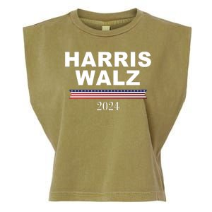 Kamala Harris Tim Walz 2024 Usa Election Garment-Dyed Women's Muscle Tee