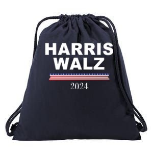 Kamala Harris Tim Walz 2024 Usa Election Drawstring Bag