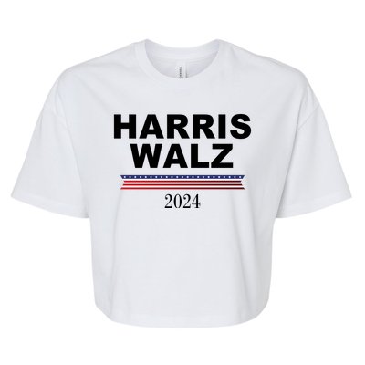 Kamala Harris Tim Walz 2024 Usa Election Bella+Canvas Jersey Crop Tee