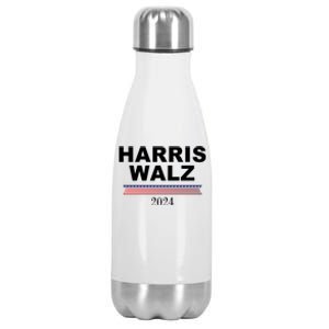 Kamala Harris Tim Walz 2024 Usa Election Stainless Steel Insulated Water Bottle