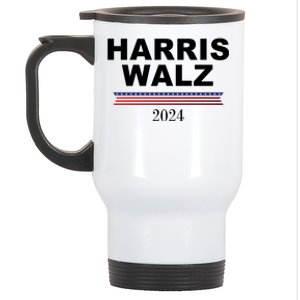 Kamala Harris Tim Walz 2024 Usa Election Stainless Steel Travel Mug