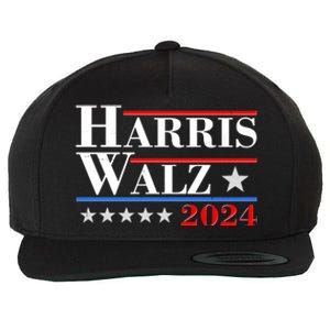 Kamala Harris Tim Walz 2024 Election Wool Snapback Cap