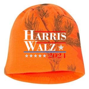 Kamala Harris Tim Walz 2024 Election Kati - Camo Knit Beanie