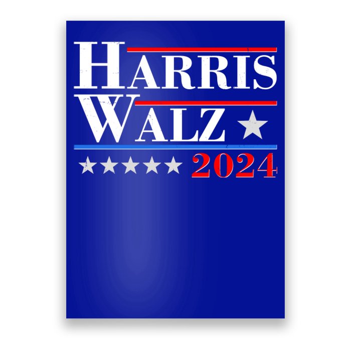 Kamala Harris Tim Walz 2024 Election Poster