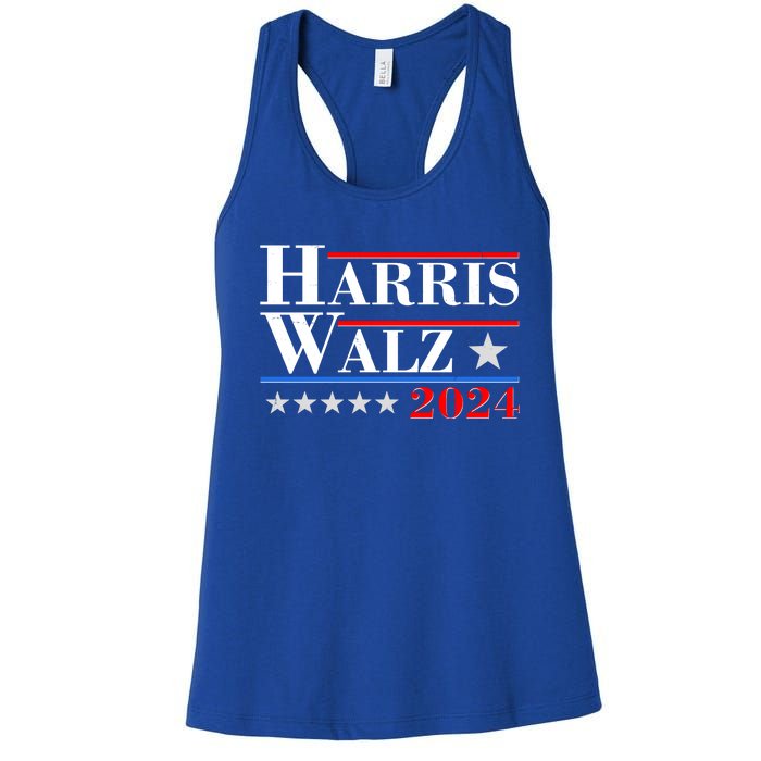 Kamala Harris Tim Walz 2024 Election Women's Racerback Tank