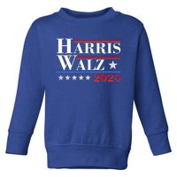 Kamala Harris Tim Walz 2024 Election Toddler Sweatshirt