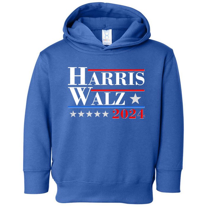 Kamala Harris Tim Walz 2024 Election Toddler Hoodie