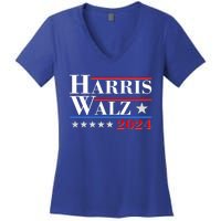 Kamala Harris Tim Walz 2024 Election Women's V-Neck T-Shirt