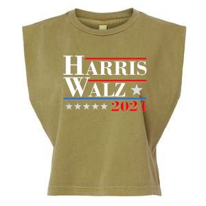 Kamala Harris Tim Walz 2024 Election Garment-Dyed Women's Muscle Tee