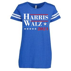 Kamala Harris Tim Walz 2024 Election Enza Ladies Jersey Football T-Shirt