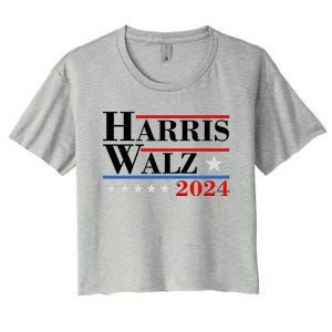 Kamala Harris Tim Walz 2024 Election Women's Crop Top Tee