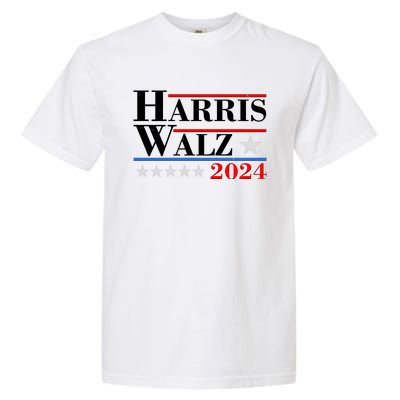 Kamala Harris Tim Walz 2024 Election Garment-Dyed Heavyweight T-Shirt