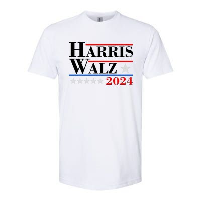 Kamala Harris Tim Walz 2024 Election Softstyle CVC T-Shirt