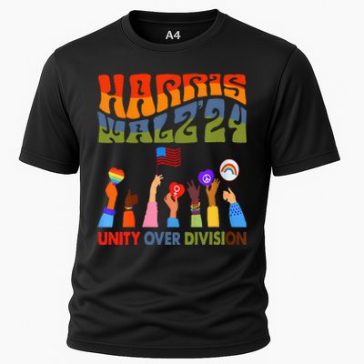 Kamala Harris Tim Walz Waltz Boho Aesthetic Cooling Performance Crew T-Shirt