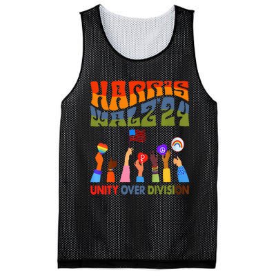 Kamala Harris Tim Walz Waltz Boho Aesthetic Mesh Reversible Basketball Jersey Tank