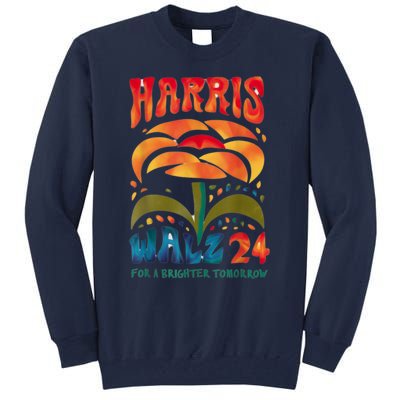 Kamala Harris Tim Walz 2024 Peace Lgbt Harris Walz Waltz Tall Sweatshirt