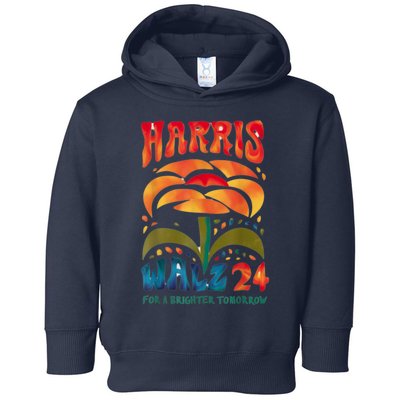 Kamala Harris Tim Walz 2024 Peace Lgbt Harris Walz Waltz Toddler Hoodie