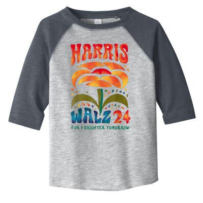 Kamala Harris Tim Walz 2024 Peace Lgbt Harris Walz Waltz Toddler Fine Jersey T-Shirt