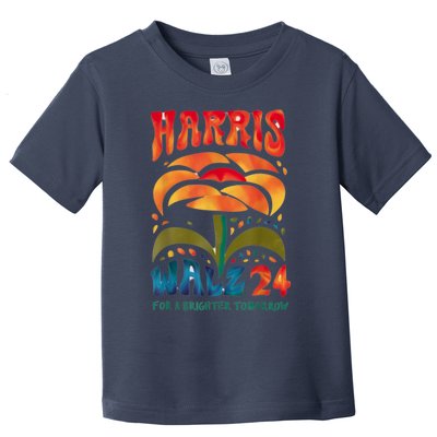 Kamala Harris Tim Walz 2024 Peace Lgbt Harris Walz Waltz Toddler T-Shirt