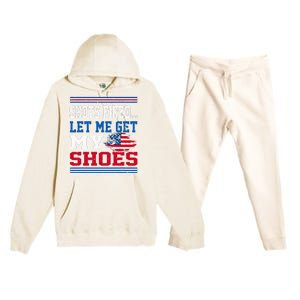 Kamala Harris Tim Walz Waltz Premium Hooded Sweatsuit Set