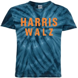 Kamala Harris Tim Walz Chappell Roan Camo Hat Kids Tie-Dye T-Shirt