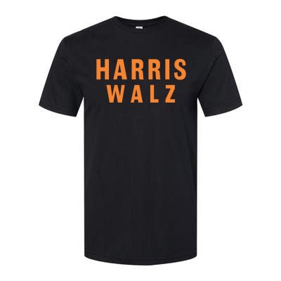 Kamala Harris Tim Walz Chappell Roan Camo Hat Softstyle CVC T-Shirt