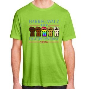 Kamala Harris Tim Walz 2024 Election Lgbt Harris Walz Waltz Adult ChromaSoft Performance T-Shirt