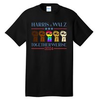 Kamala Harris Tim Walz 2024 Election Lgbt Harris Walz Waltz Tall T-Shirt