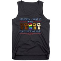 Kamala Harris Tim Walz 2024 Election Lgbt Harris Walz Waltz Tank Top