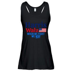 Kamala Harris Tim Walz When We Fight We Win Gift Ladies Essential Flowy Tank