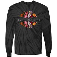 Kamala Harris Tim Walz 24 Tie-Dye Long Sleeve Shirt