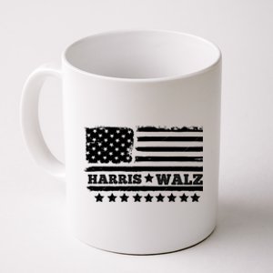 Kamala Harris Tim Walz Waltz Flag Coffee Mug