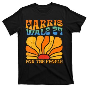 Kamala Harris Tim Waltz 2024 For The People Boho Aesthetic T-Shirt