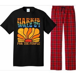 Kamala Harris Tim Waltz 2024 For The People Boho Aesthetic Pajama Set