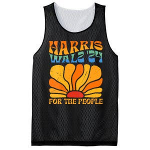 Kamala Harris Tim Waltz 2024 For The People Boho Aesthetic Mesh Reversible Basketball Jersey Tank