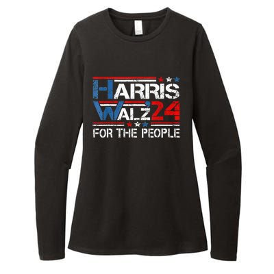 Kamala Harris Tim Waltz 2024 Harris Waltz24 For The People Womens CVC Long Sleeve Shirt