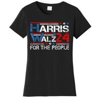 Kamala Harris Tim Waltz 2024 Harris Waltz24 For The People Women's T-Shirt